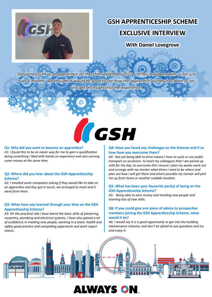 GSH Daniel Lovegrove Apprenticeship Interview