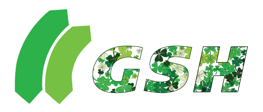 Green St. Patrick's Day GSH logo