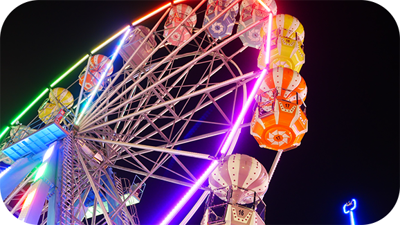 Colorful Ferris Wheel