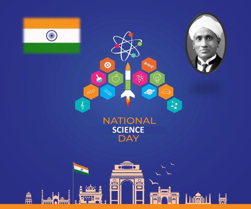 India National Science Day graphic