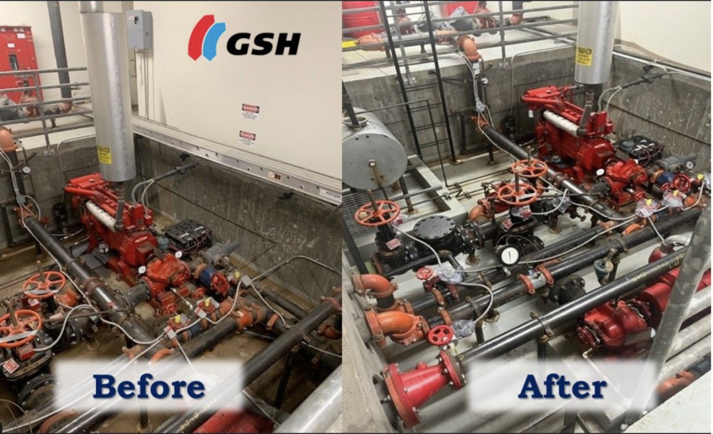 Before & After Preventative maintenance GSH Logo