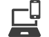 Computer and phone icon